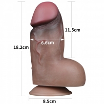 Крупный короткий фаллос Nature Cock 7''