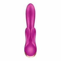 Вибратор с двумя клиторальными отростками Satisfyer Double Flex