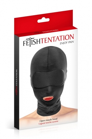 Эластичный шлем с открытой областью рта Fetish Tentation