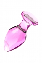 Розовая стеклянная втулка Sexus