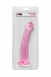 Розовый гибкий гелевый стимулятор на присоске Jelly Dildo XL6