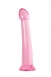 Розовый гибкий гелевый стимулятор на присоске Jelly Dildo XL1
