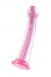 Розовый гибкий гелевый стимулятор на присоске Jelly Dildo XL5