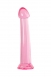 Розовый гибкий гелевый стимулятор на присоске Jelly Dildo L5