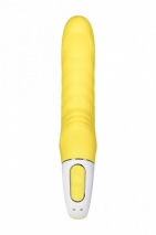 Желтый перезаряжаемый вибратор для G-точки Yummy Sunshine (12 режимов, 2 мотора) БЕЗ КОРОБКИ
