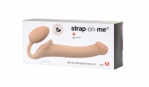 Безремневой гнущийся страпон Strap-On-Me Semi-Realistic (размер M, 16 см)