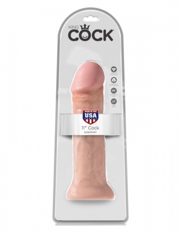 Гигантский фаллос на присоске King Cock 11'' Cock