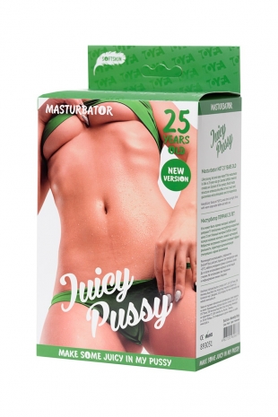 Мастурбатор реалистичный с двумя отверстиями TOYFA JUICY PUSSY