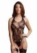 Боди со стразами Crotchless Rhinestone Halter Teddy0