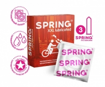Ароматизированные презервативы увеличенного размера Spring XXL (3 шт)