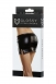 Черная эластичная мини юбочка GLOSSY L (имитация винила)3
