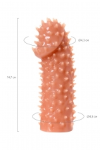 Стимулирующая насадка на пенис KOKOS 07 (вторая кожа)
