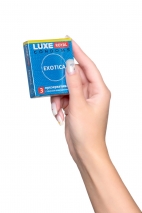 Точечные презервативы LUXE Royal EXOTICA (3 шт)