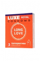 Пролонгирующие презервативы LUXE Royal LONG LOVE (3 шт)