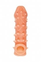 Стимулирующая насадка на пенис с креплением на мошонке KOKOS (размер S)