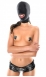 Маска с отверстием для рта Fetish Fantasy Series Spandex Open Mouth Hood0