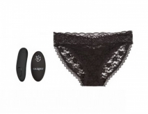 Набор для удовольствия на ДУ Remote Control Panty Set L/XL (кружевные трусики+вибромассажер)