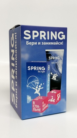 Набор SPRING (презервативы, смазка, игральные кубики)