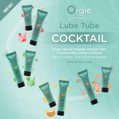 Съедобный интимный гель Orgie Lube Tube Cocktail Pina Colada (100 мл)