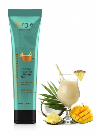 Съедобный интимный гель Orgie Lube Tube Cocktail Pina Colada (100 мл)