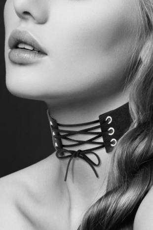 Чокер со шнуровкой CHOKER LACET NOIR