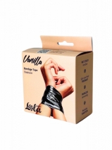 Черный бондажный скотч для тела Vanilla Oxytocin Black