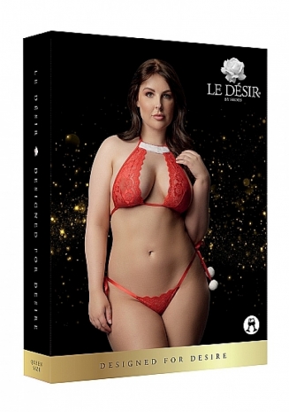 Комплект кружевного белья Snow Angel Plus size