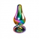 Радужная анальная пробка малая Evolved RAINBOW METAL PLUG SMALL1