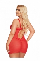 Красная комбинация со стрингами ALDONA XL
