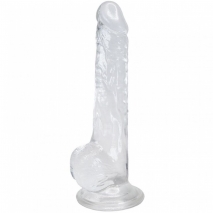 Фаллоимитатор прозрачный на присоске Lusty Jelly Dildo