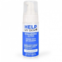 Воздушная пенка для умывания HELP MY SKIN HYALURONIC 150 мл