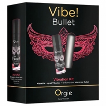 Набор Orgie Vibe! Bullet с вибрирующим гелем Dual Vibe и вибропулей