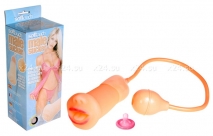 Мастурбатор рот с грушей Male Sucker