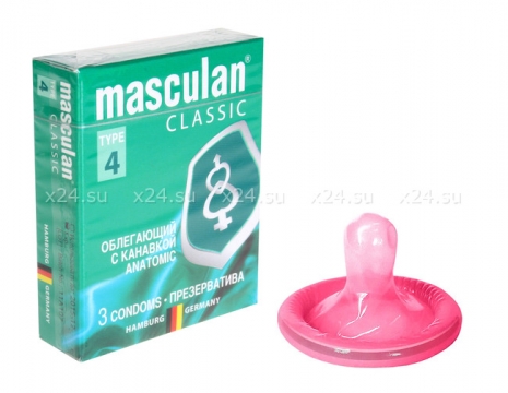 Презервативы Masculan тип 4 XXL (увеличенного размера) 3 шт.
