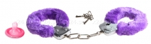 Наручники фиолетовые FURRY FUN CUFFS