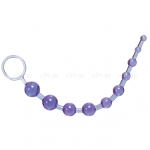 Анальная цепочка из шариков X-10 Beads фиолетовый