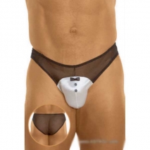 Трусы-смокинг сетчатые