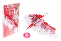 Подвязка медсестры со шприцом