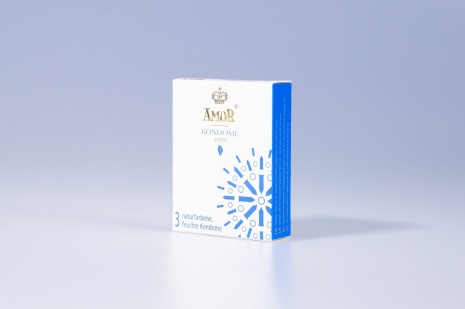 Супертонкие* презервативы AMOR® Thin 3 шт.