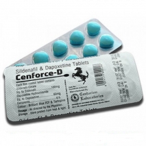 Cenforce D (Силденaфил 100 мг, Дапоксетин 60 мг) лекарство повышения потенции (10 таб.)