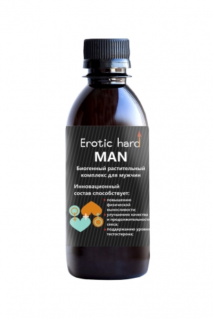 Сироп для мужчин «Erotic hard MAN» , для усиление эрекции, 250 мл