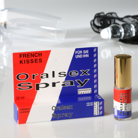 Аэрозоль для орального секса French Kisses Oralsex Spray земляника 12 мл.