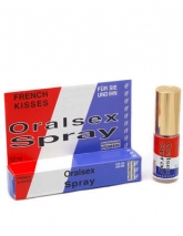 Аэрозоль для орального секса French Kisses Oralsex Spray земляника 12 мл.