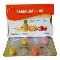 Kamagra-100 mg Sildenafil Citrate Chewable Tablets препарат для лечения эректильной дисфункции 4 табл.