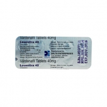 Vilitra-40 (Варденафил 40) таблетки для мужчин, повышающие потенцию 10 таб. 40 мг