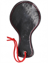 Черная БДСМ хлопалка с маской PentHouse