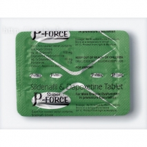 Super P-FORCE (Силденaфил 100 mg + Дапоксетин 60 mg) таблетки для потенции (4 таб.)