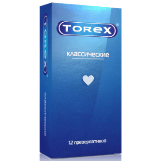 Презервативы Torex "Классические" с пакетиками для утилизации, 12 шт.