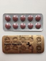 Super Vidalista (Тадалафил 20мг + Дапоксетин 60мг) препарат для увеличения сексуальной активности и длительности полового акта (10 таб.)