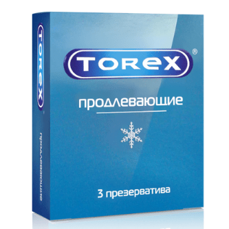 Презервативы Torex "Продлевающие", 3 шт.